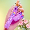 Chaveiro de xícara de chá com leite e sorvete, feito de silicone 1