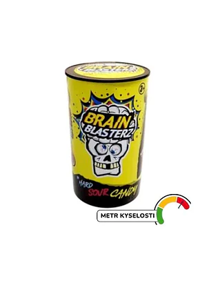 Balas duras azedas Brain Blasterz, nível 5 de acidez, pacote com 48g