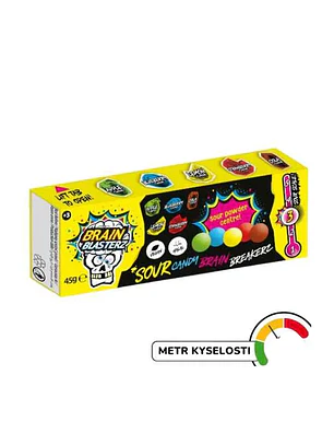 Brain Blasterz Balas Azedas Quebra-Cérebro Nível 3 Azedo 45g PAK