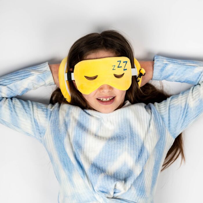 Almofada de Viagem e máscara para dormir Relaxeazzz Emoji 6