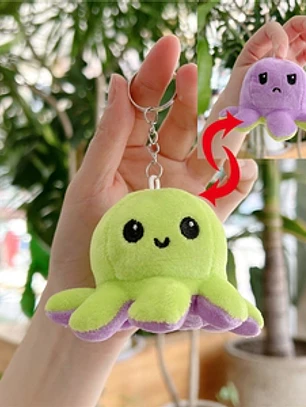 Chaveiro Octopus Dupla Face Peluche