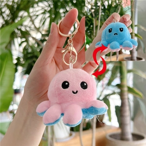 Chaveiro Octopus Dupla Face Peluche 3