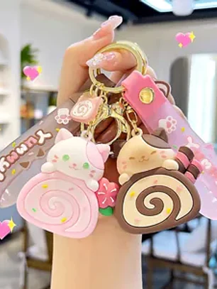 Chaveiro Gatinhos doces PVC