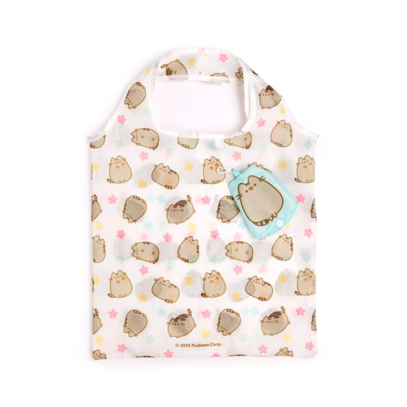 Saco de compras reutilizável dobrável Pusheen the Cat Hearts & 2