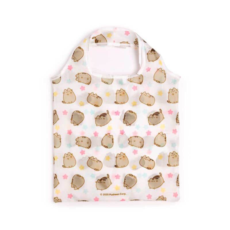 Saco de compras reutilizável dobrável Pusheen the Cat Hearts & 10