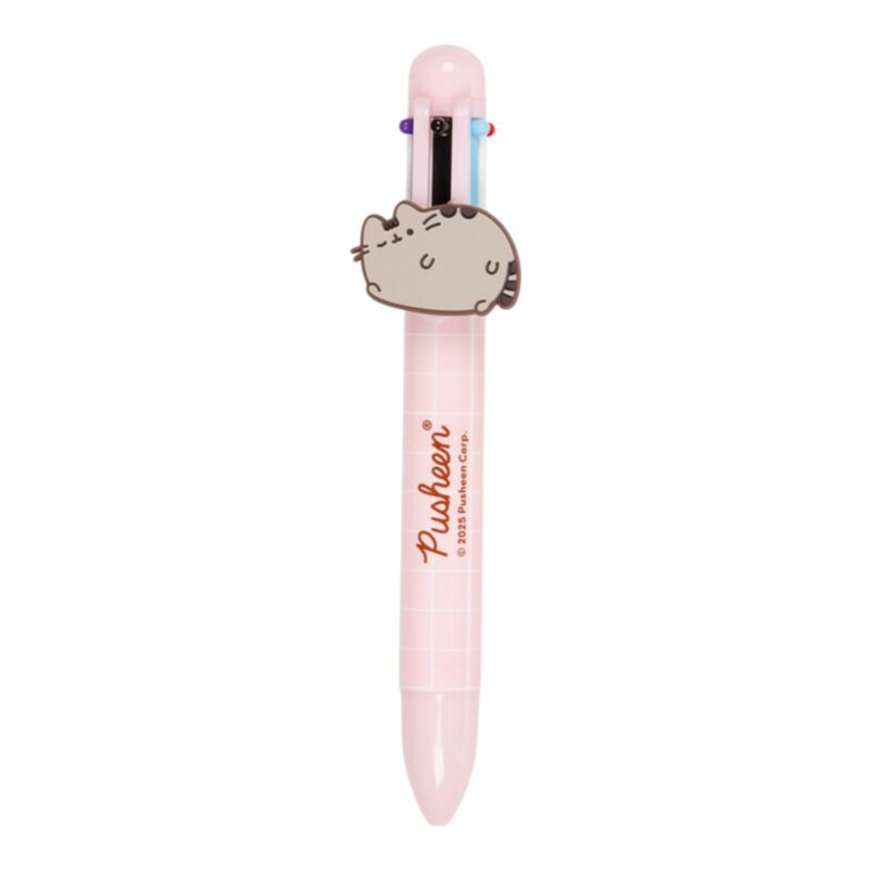 Caneta Multicolor com detalhe em PVC Pusheen (6 Cores) 7