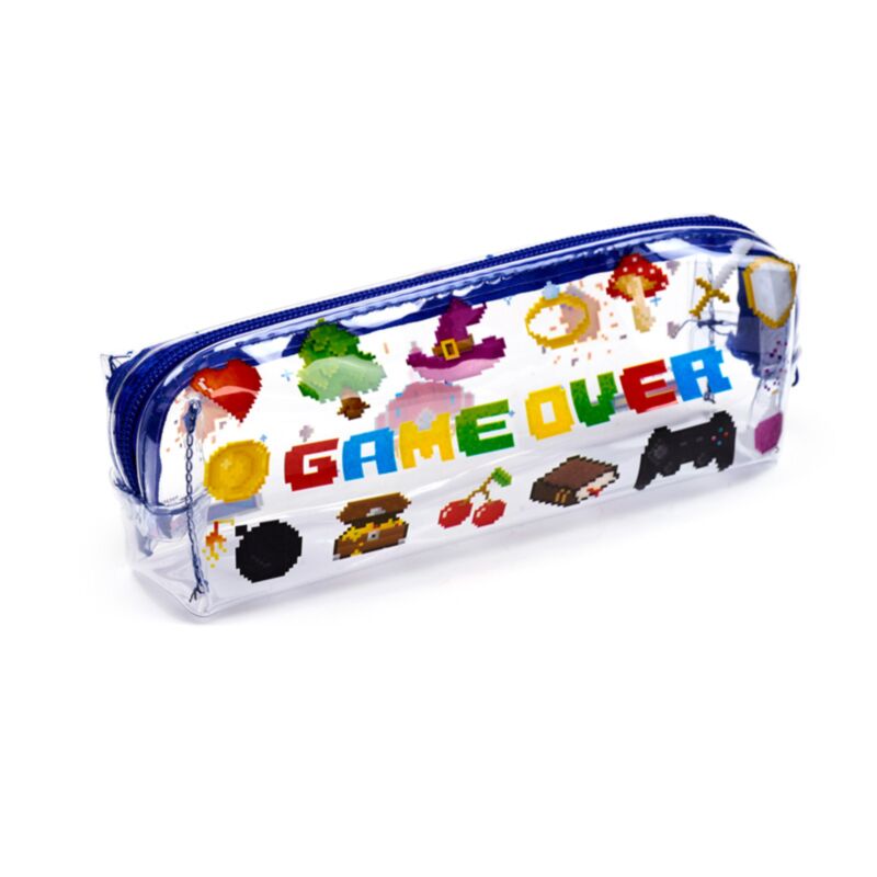Estojo transparente para lápis Game Over 5