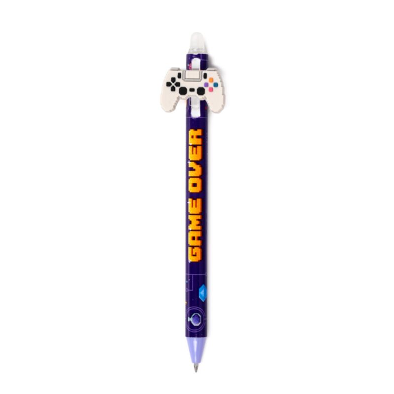 Caneta apagável com topo de silicone Inkredible Game Over 3