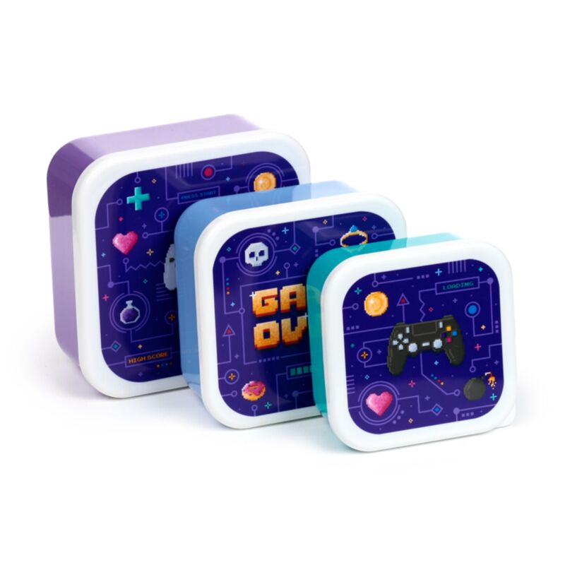 Set de 3 tuppers M/L/XL Game Over 1