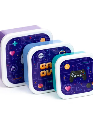 Set de 3 tuppers M/L/XL Game Over