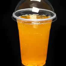 Copo com palhinha para chá de bolhas 500ml 3