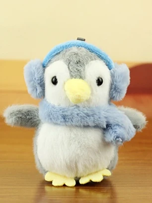 Pinguim Peluche e Chaveiro