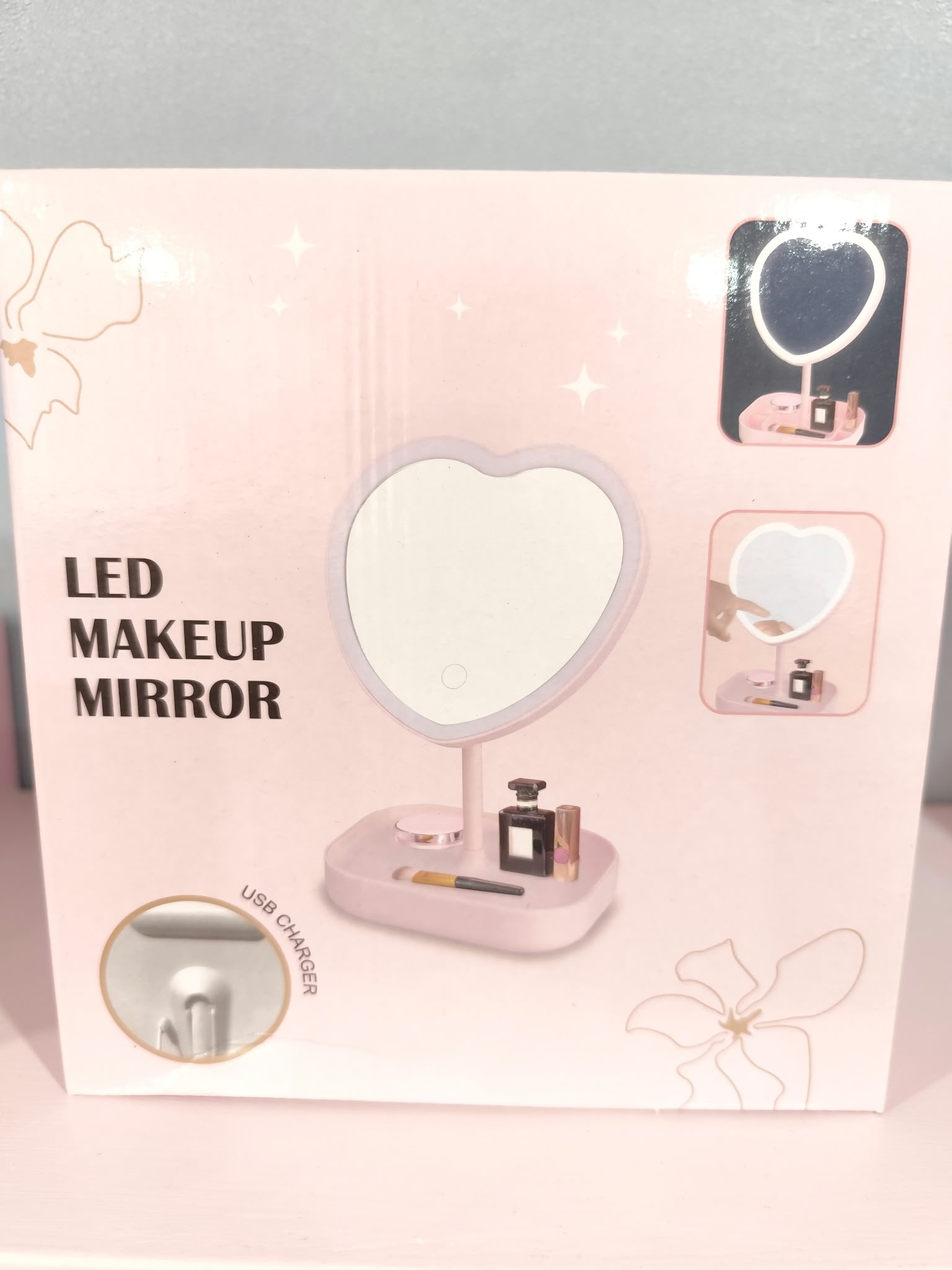 Espelho Led porta maquilhagem 1