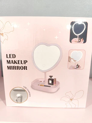 Espelho Led porta maquilhagem