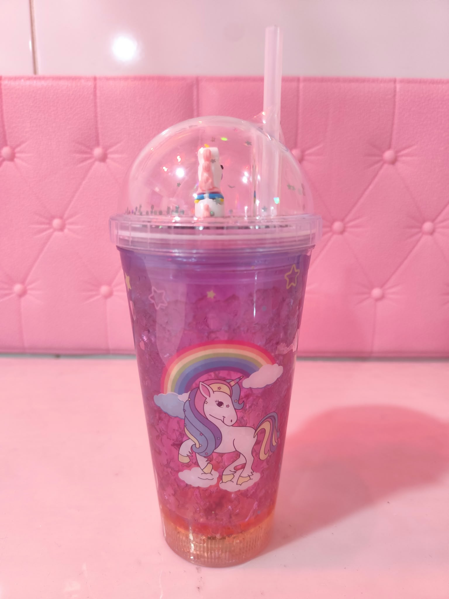 Copo de gelo brilhante Unicornio 5