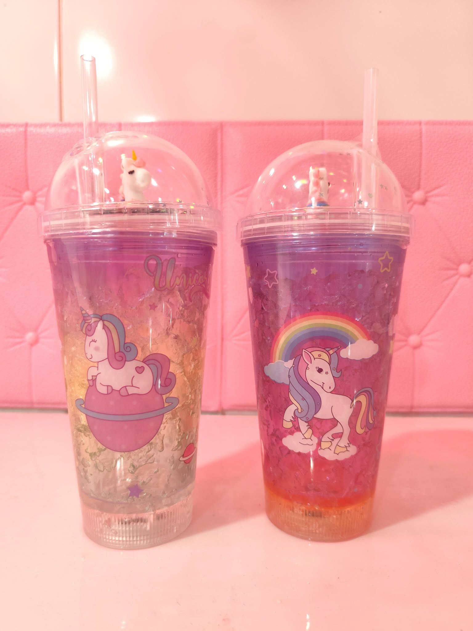 Copo de gelo brilhante Unicornio 1