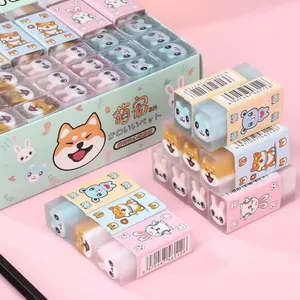 Borrachas de desenho de Bichinhos em formato de sanduíche feitas de PVC macio 1