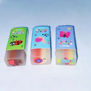 Borrachas de PVC em formato de sanduíche com desenhos animados 1