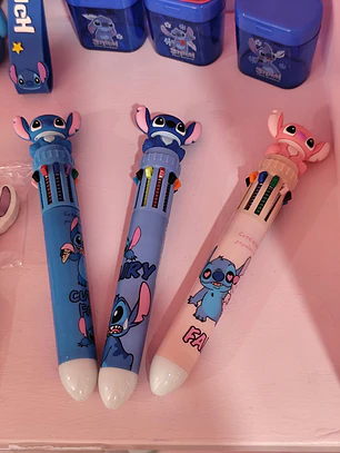 Caneta Stitch com 10 cores