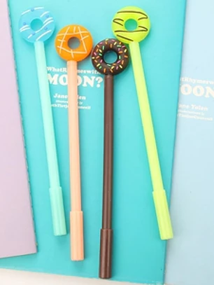Caneta Donuts com letras fairy stick ponta fina