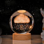 Esfera espacial de cristal 3D 8