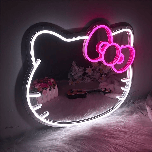 Espejo Led Hello Kitty Sanrio