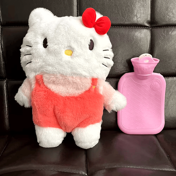 🐱💖Calentador Plushy Hug Hello Kitty💖🐱 - Bolsa de agua caliente Hello Kitty