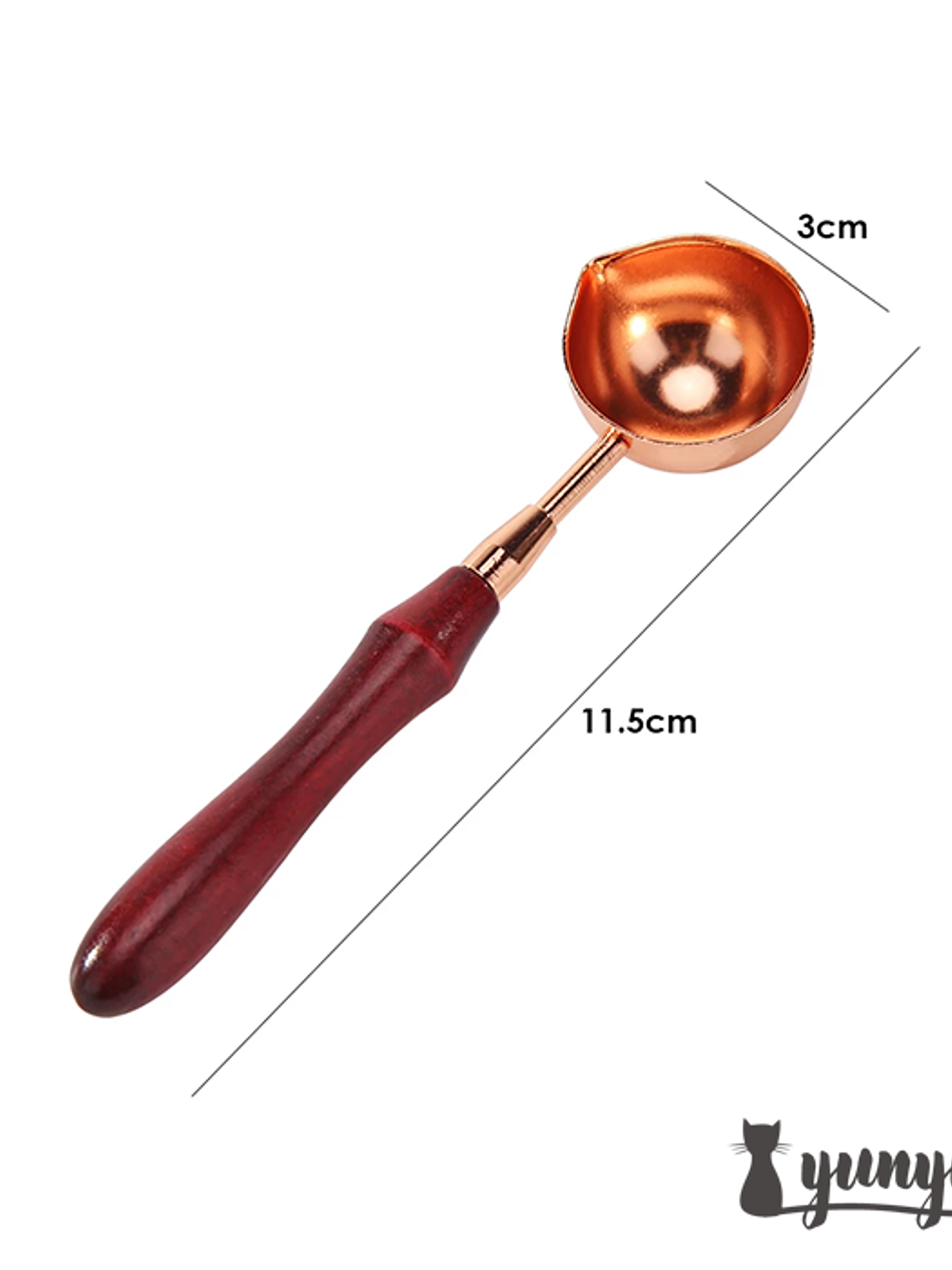 Cuchara Cobre Vintage - Sellos de Lacre (3cm)  1