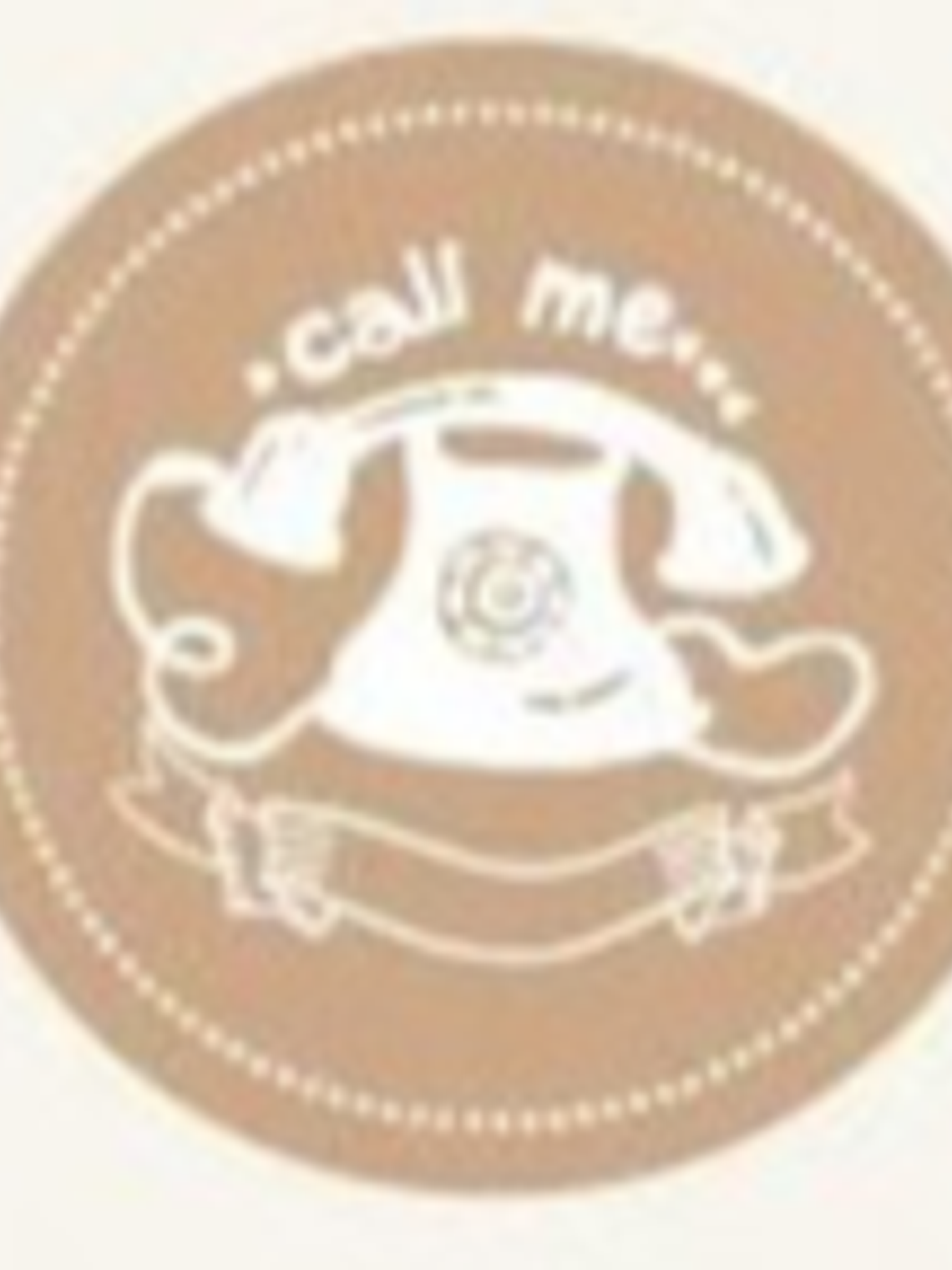 Sellos de Lacre Teléfono - 2,5cm 2