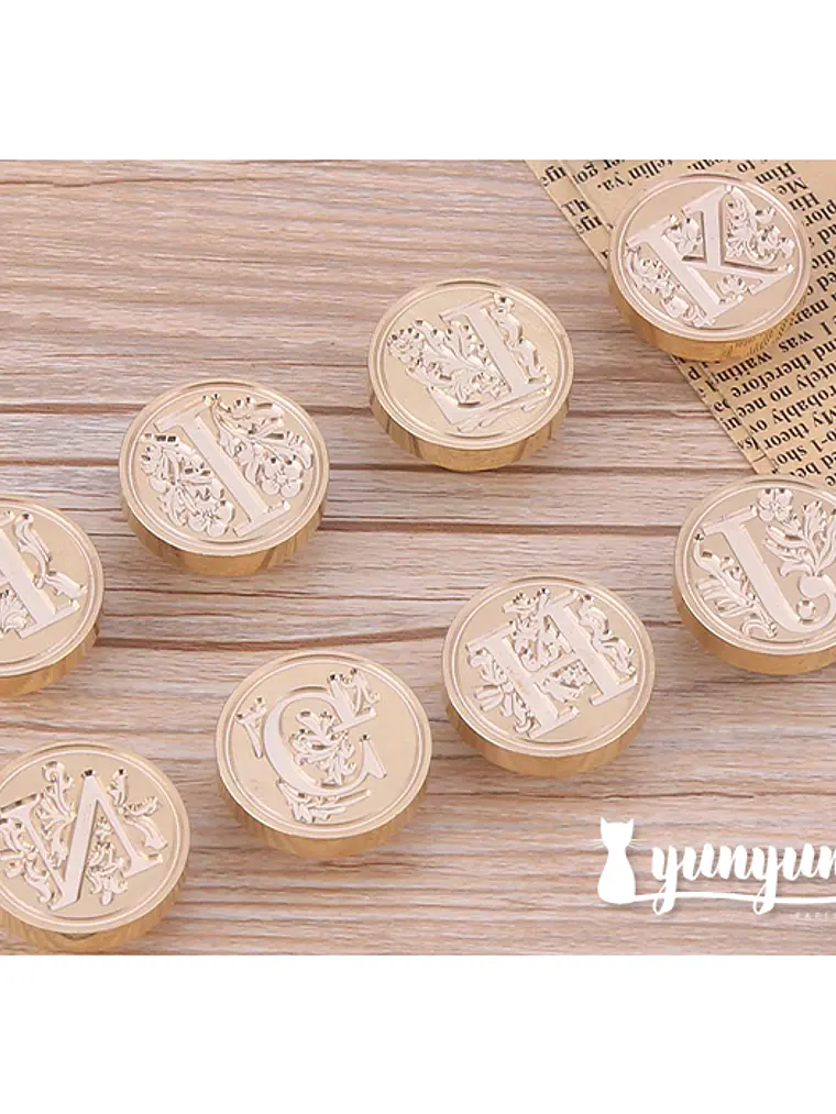 Sellos de Lacre LETRAS - 2,5cm 5