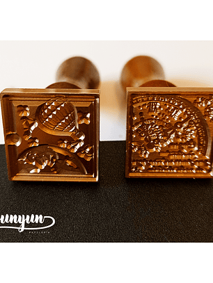 Sellos de Lacre Cuadrado - 2,5cm