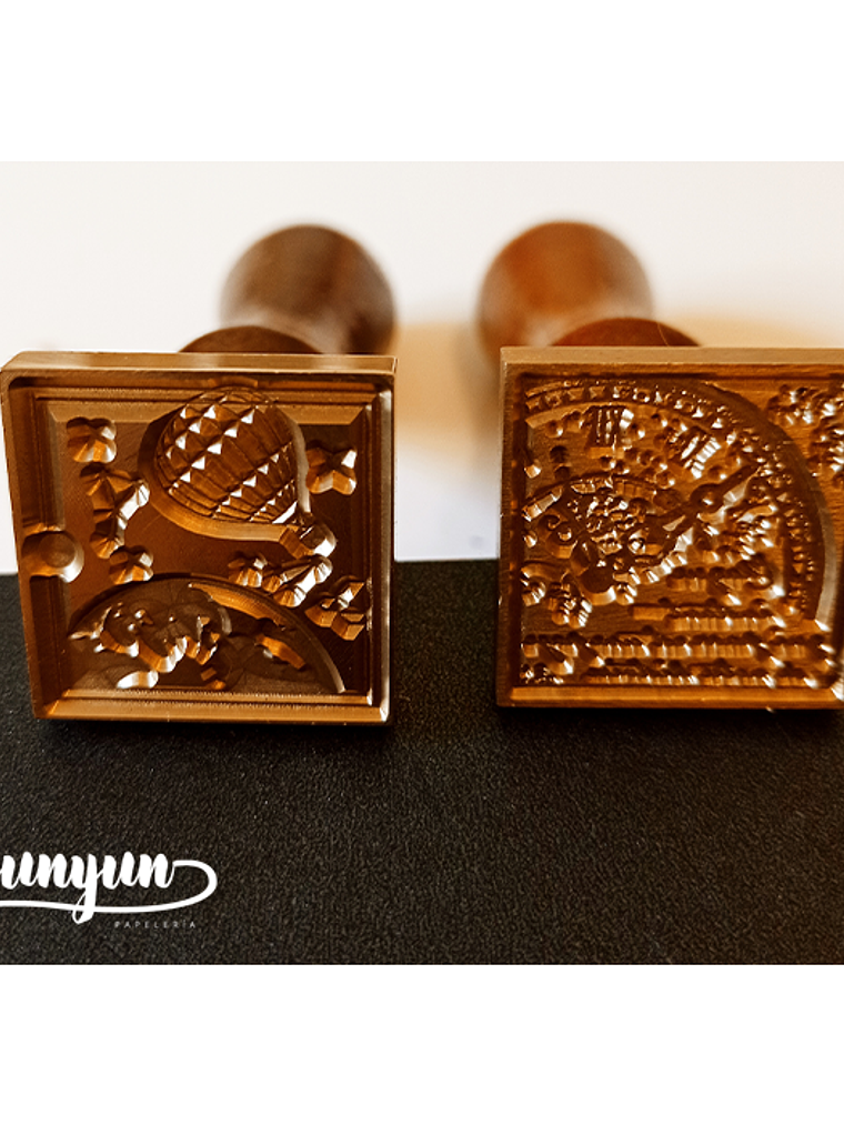 Sellos de Lacre Cuadrado - 2,5cm 1