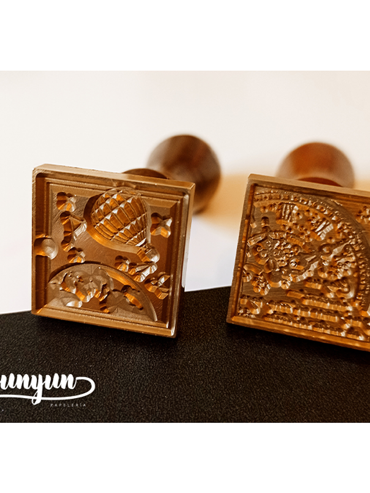 Sellos de Lacre Cuadrado - 2,5cm 5