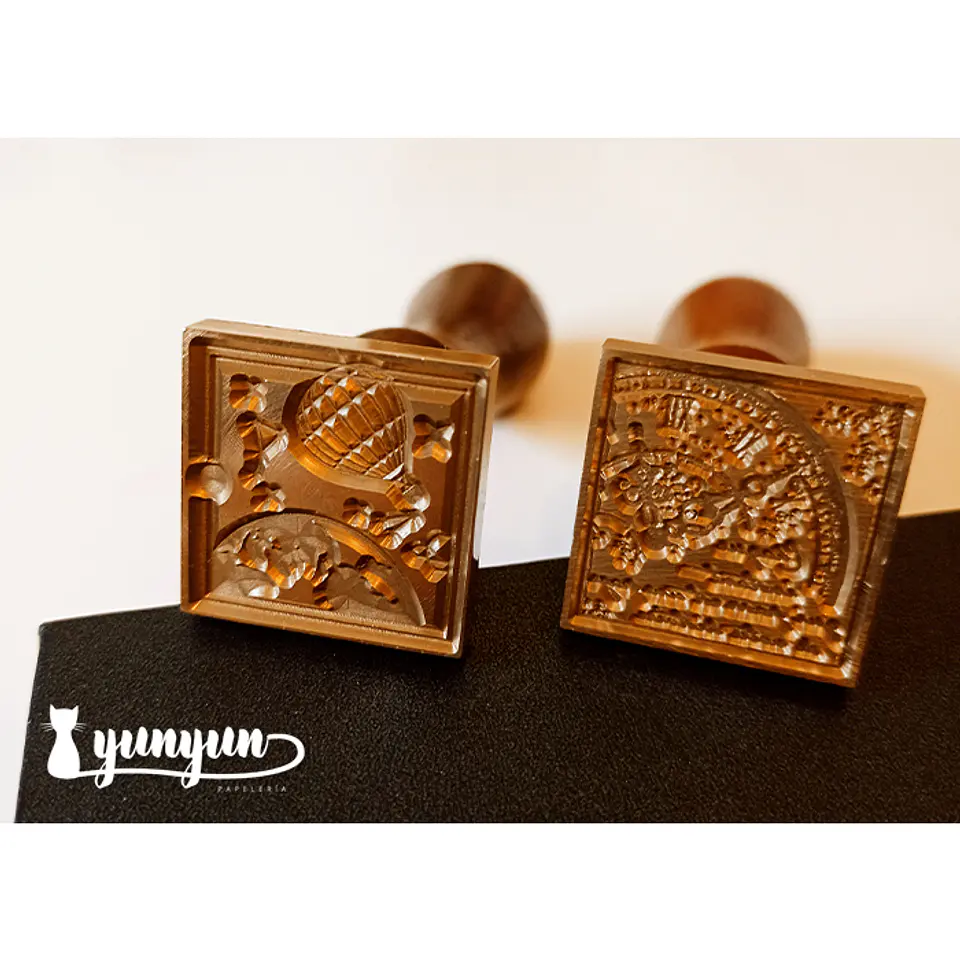 Sellos de Lacre Cuadrado - 2,5cm 5