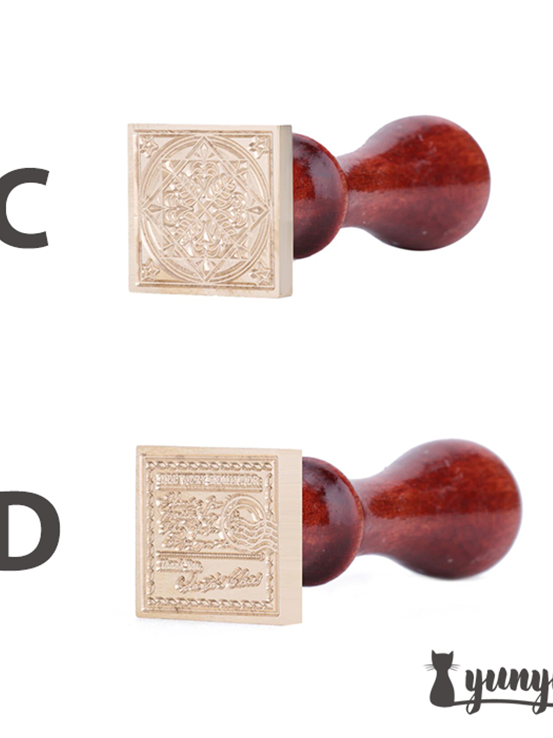 Sellos de Lacre Cuadrado - 2,5cm 7