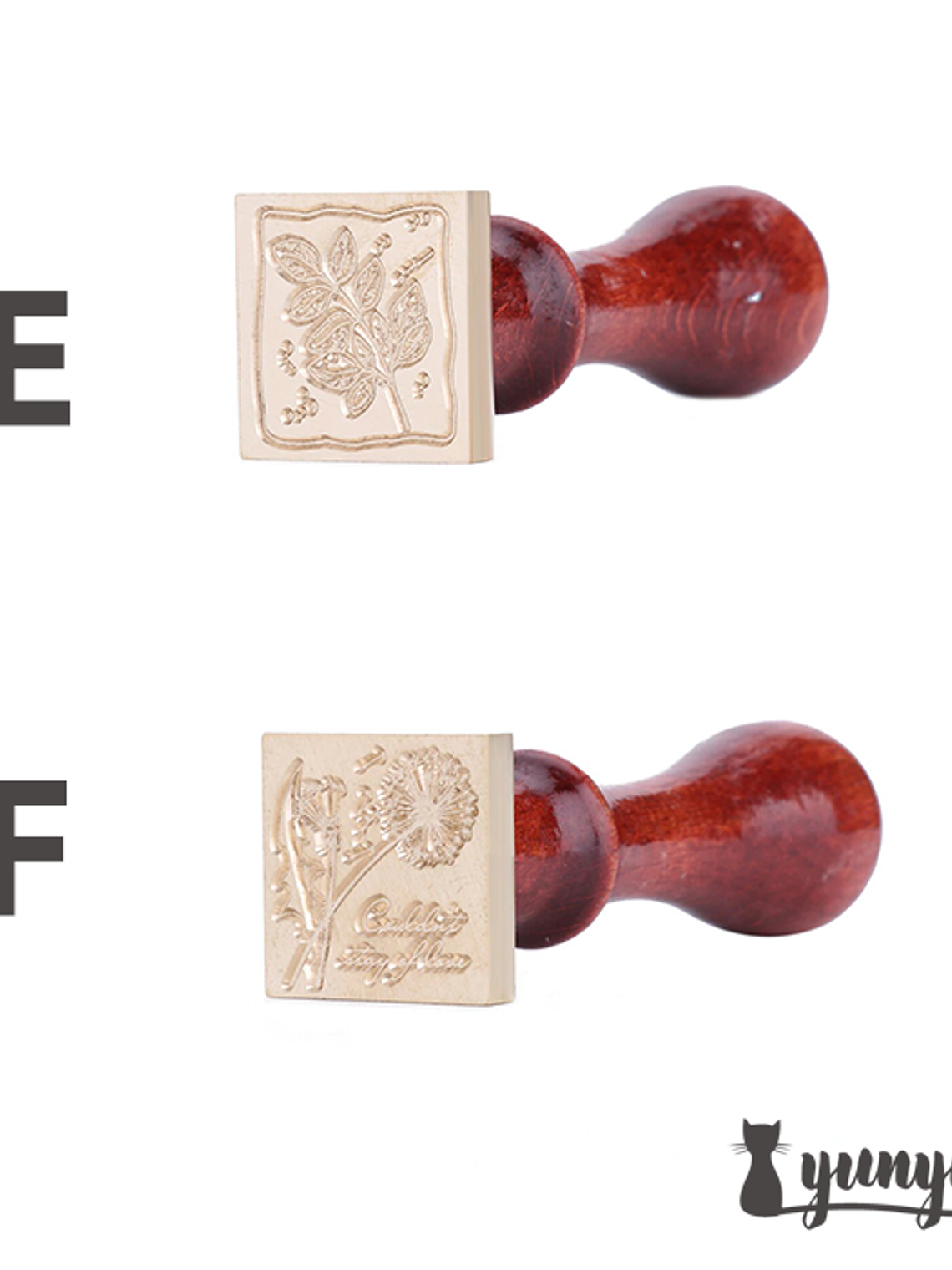 Sellos de Lacre Cuadrado - 2,5cm 8