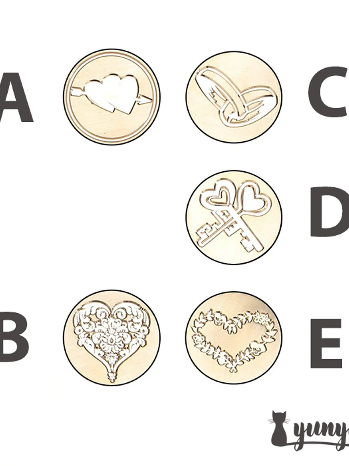 Sellos de Lacre Amor - 2,5cm 4