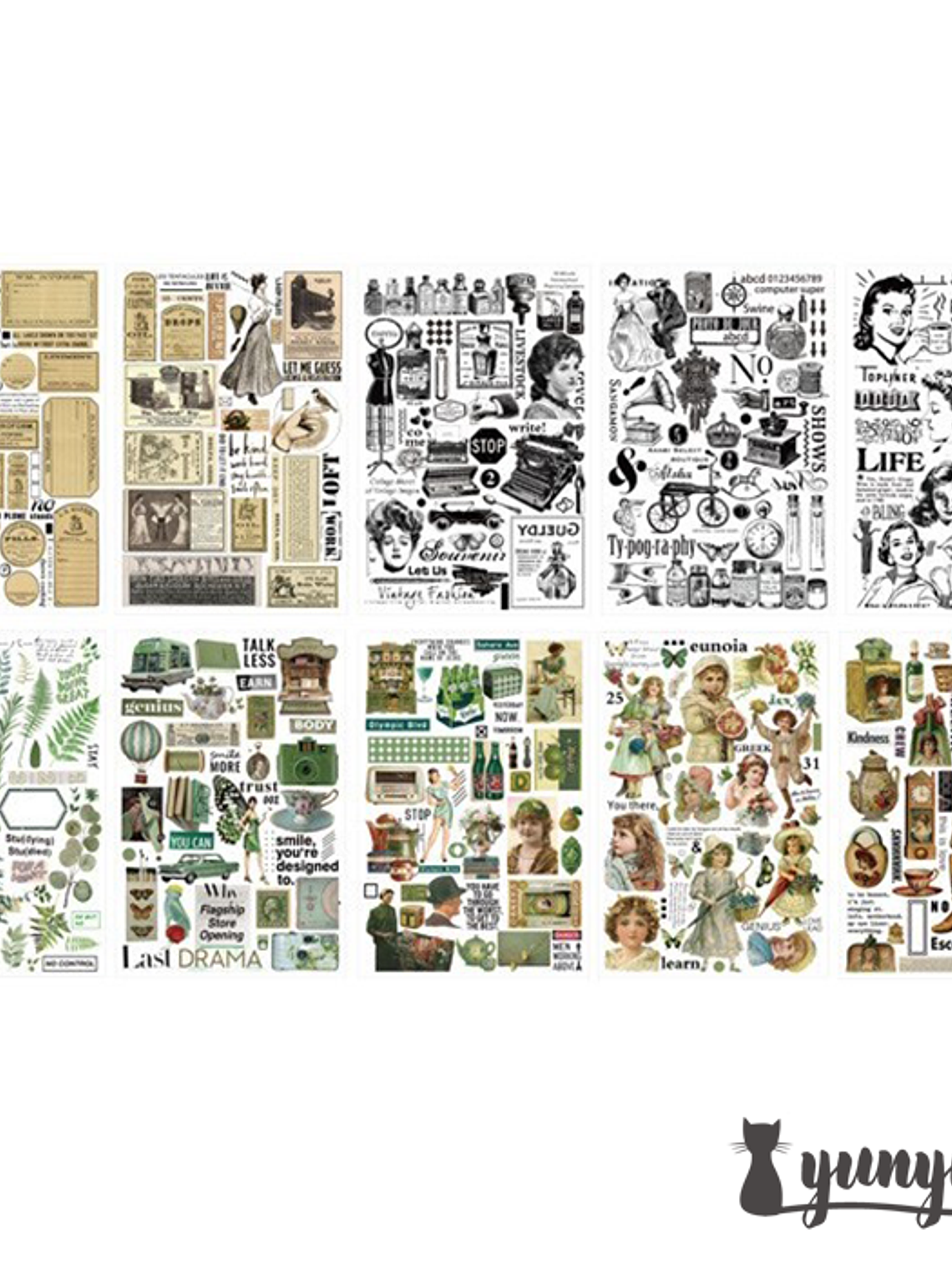 Sticker Book - Schubert & Rose 8