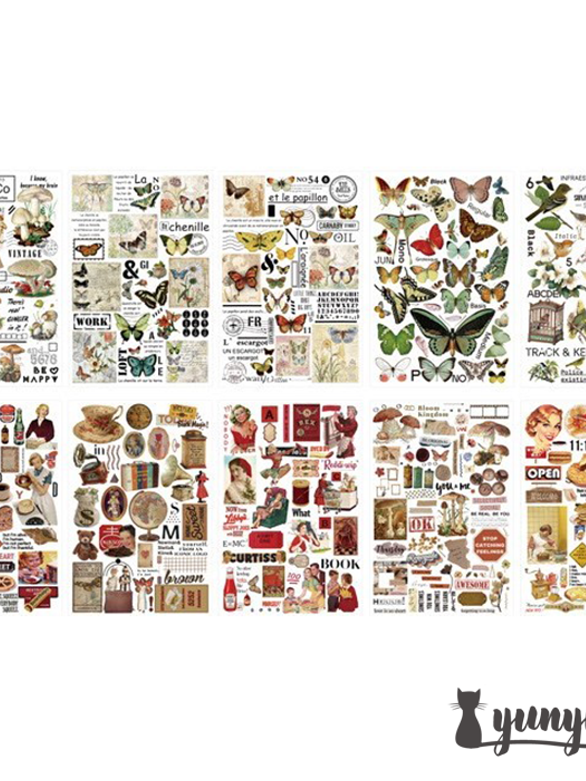 Sticker Book - Schubert & Rose 9