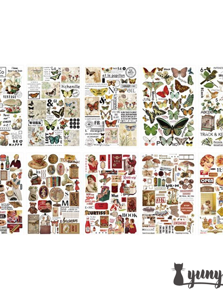 Sticker Book - Schubert & Rose 9