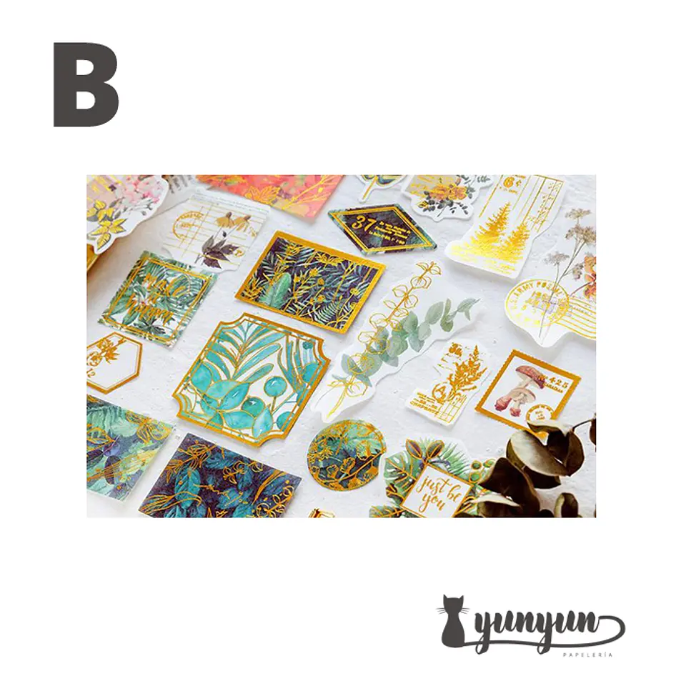 Stickers Golden Set - 60 uni 4
