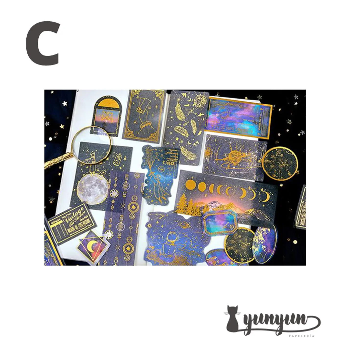 Stickers Golden Set - 60 uni 5