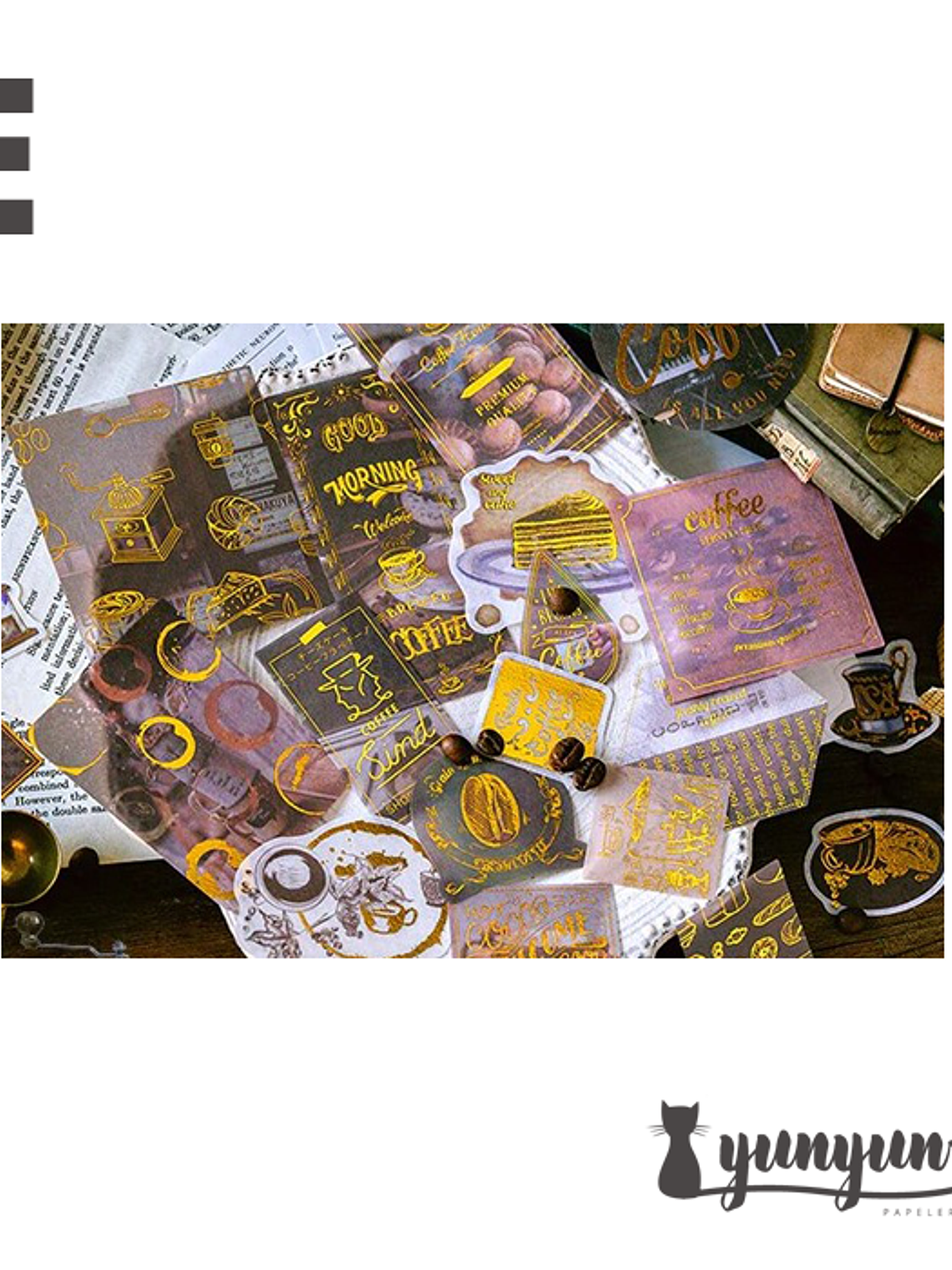 Stickers Golden Set - 60 uni 7