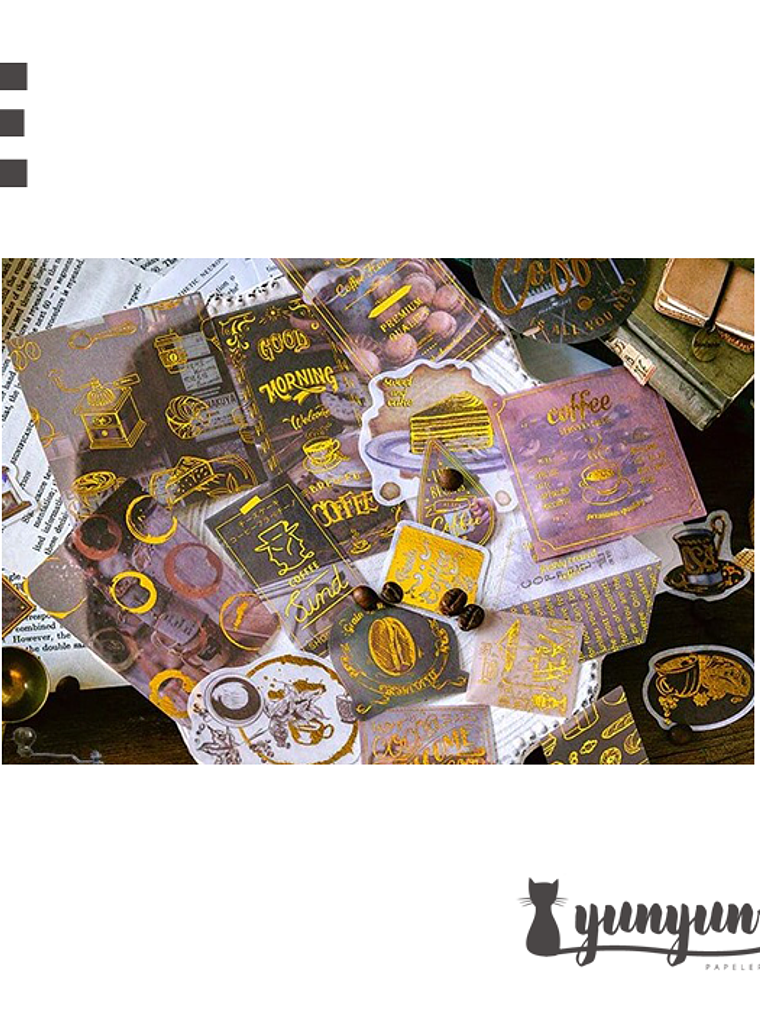 Stickers Golden Set - 60 uni 7