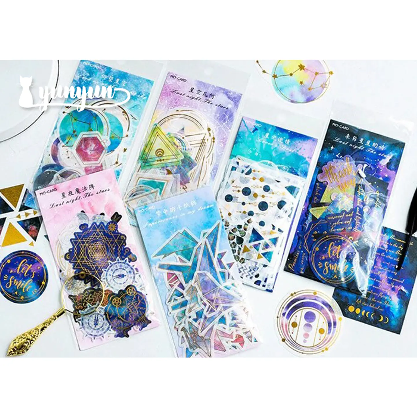 Set Stickers Cósmico - 60 uni 1