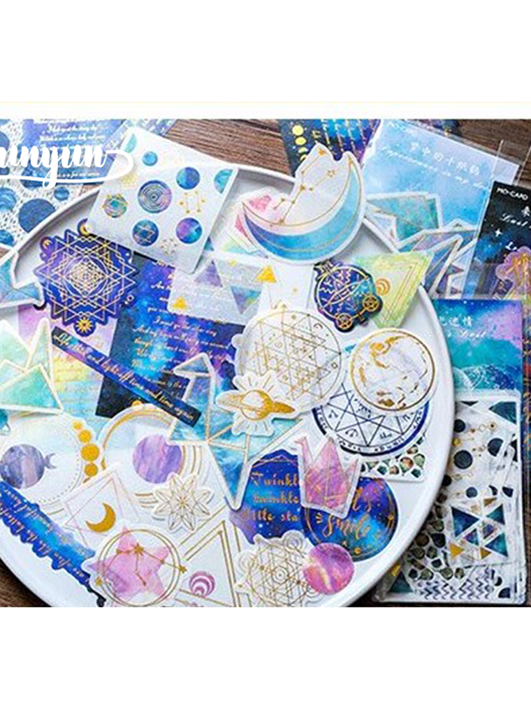 Set Stickers Cósmico - 60 uni 2