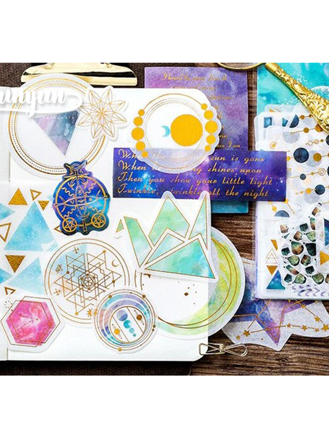 Set Stickers Cósmico - 60 uni 4