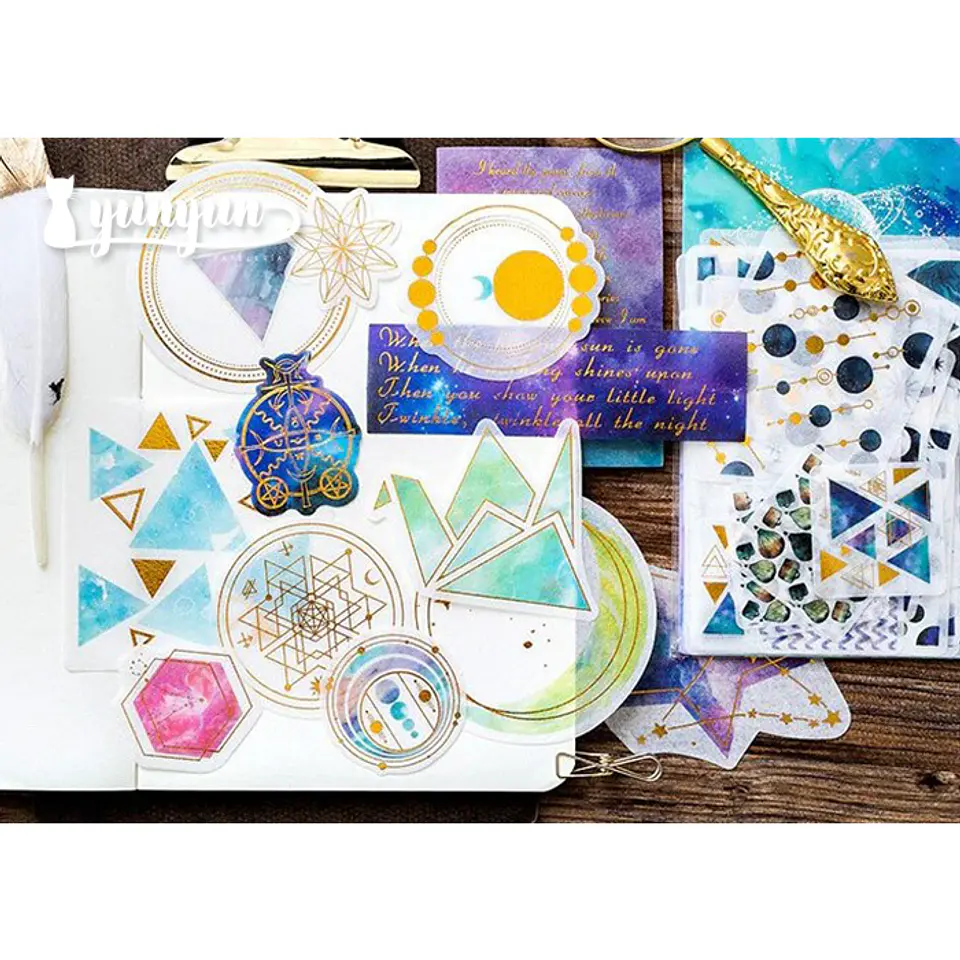 Set Stickers Cósmico - 60 uni 4