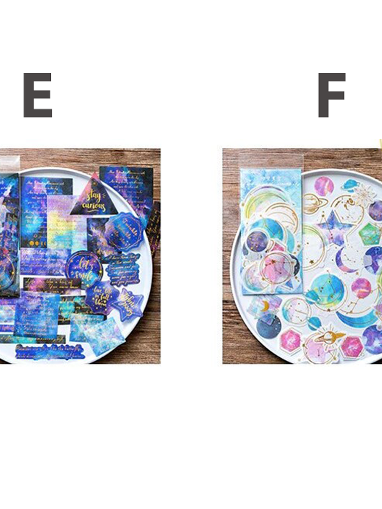Set Stickers Cósmico - 60 uni 7