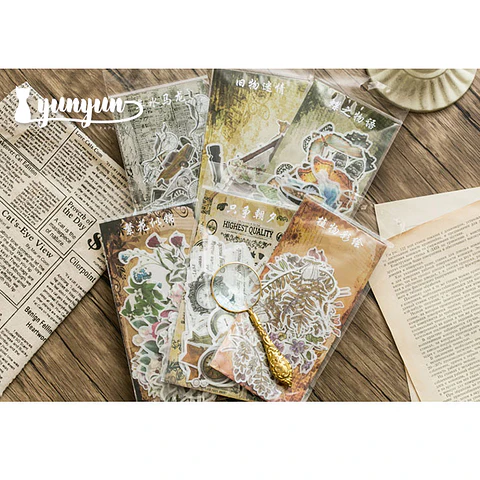 Set Stickers Retro - 60 uni